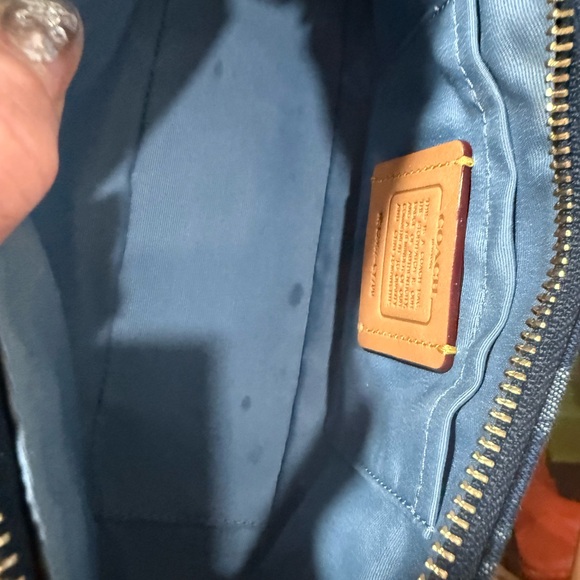 Coach Ashton Denim Signature Crossbody Shoulder Bag Set | 2024 w card holder - Picture 9 of 11